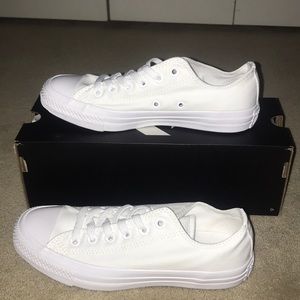 All white converse
